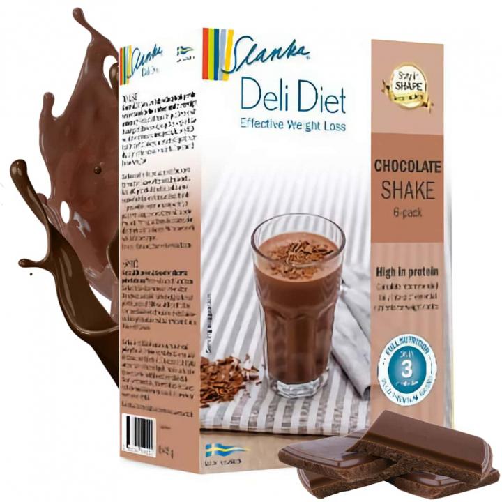 Slanka Deli Diet Choklad Shake 6-Pack i gruppen SLANKA Deli Diet hos Nails, Body & Beauty (5135)
