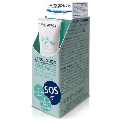 Sans Soucis SOS Anti-Blemish Kit i gruppen Sans Soucis / Ansiktsvrd / Aqua Clear Skin hos Nails, Body & Beauty (5262)