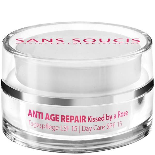 Sans Soucis Anti-Age Repair Kissed by a Rose Day Care SPF15 -Travel Size- i gruppen Sans Soucis / Ansiktsvård / Kissed by a Rose hos Nails, Body & Beauty (5344)