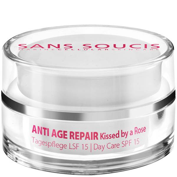 Sans Soucis Anti-Age Repair Kissed by a Rose Day Care SPF15 -Travel Size- i gruppen Sans Soucis / Ansiktsvrd / Kissed by a Rose hos Nails, Body & Beauty (5344)