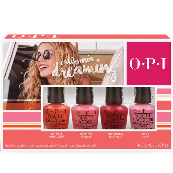 OPI California Dreaming 4-pack Mini i gruppen OPI / Nagellack / California Dreaming hos Nails, Body & Beauty (5360)