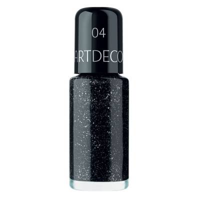 Artdeco Glamour Mini Nagellack Nr:04 Black Sparkle i gruppen Produktkyrkogård hos Nails, Body & Beauty (626)