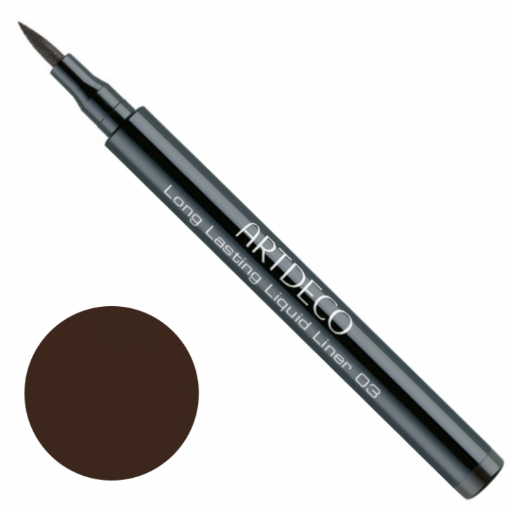 Artdeco Long Lasting Liquid Liner Nr:03 Brun i gruppen ArtDeco / Makeup Kollektioner / Cross The Lines hos Nails, Body & Beauty (820)