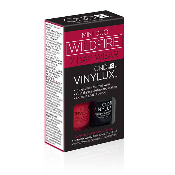 CND Vinylux Nr:158 Wildfire Mini Duo i gruppen CND / Vinylux Nagellack / vriga Nyanser hos Nails, Body & Beauty (90589)