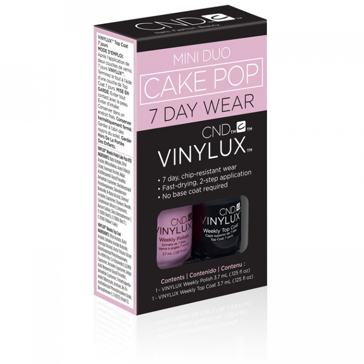 CND Vinylux Nr:135 Cake Pop Mini Duo i gruppen CND / Vinylux Nagellack / Övriga Nyanser hos Nails, Body & Beauty (91639)