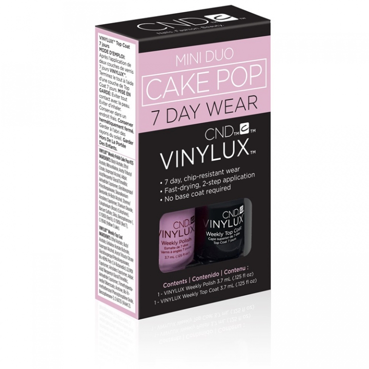 CND Vinylux Nr:135 Cake Pop Mini Duo i gruppen CND / Vinylux Nagellack / vriga Nyanser hos Nails, Body & Beauty (91639)