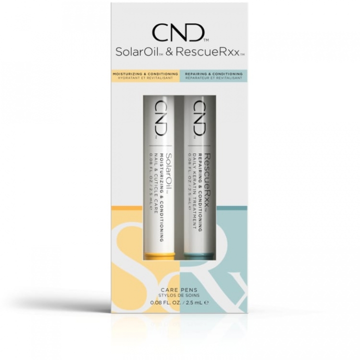 CND SolarOil & RescurRXx Care Pens Duo i gruppen CND / Handvård hos Nails, Body & Beauty (92232)