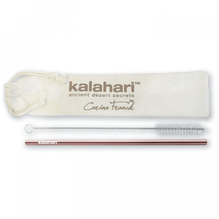 Kalahari Eco Stainless Steel Straw Set i gruppen Kalahari / Livsstil hos Nails, Body & Beauty (9574)