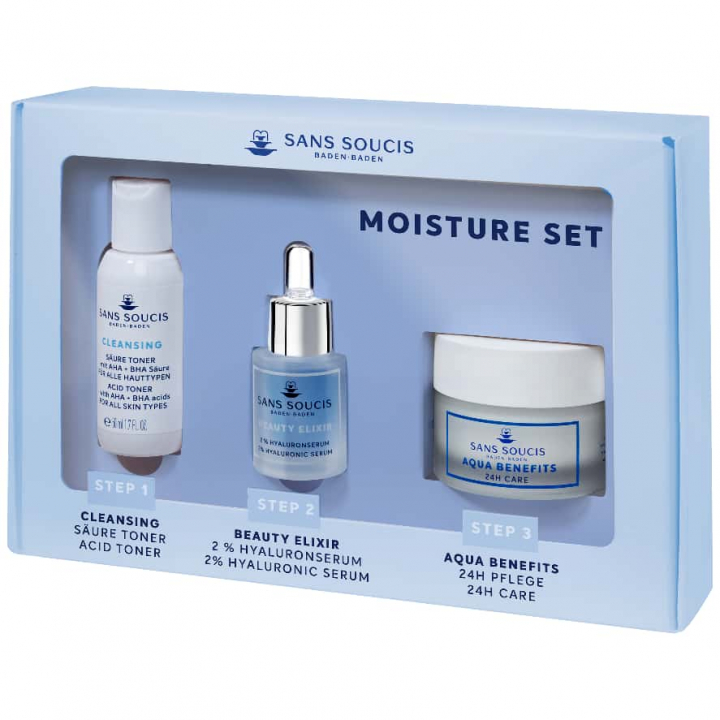 Sans Soucis Moisture Set i gruppen Sans Soucis / Ansiktsv�rd / Beauty Elixir hos Nails, Body & Beauty (CS25506)