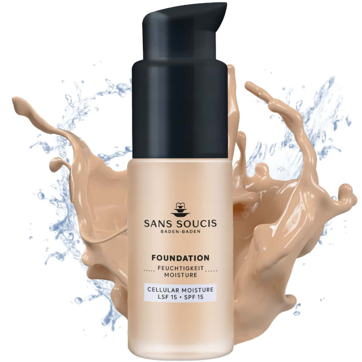 Sans Soucis Foundation Cellular Moisture SPF 15 Nr:40 Bronze Rosé i gruppen Sans Soucis / Foundation hos Nails, Body & Beauty (CS25547)
