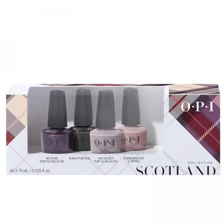OPI Scotland 4-pack Mini i gruppen OPI / Nagellack / Scotland hos Nails, Body & Beauty (DCU01)