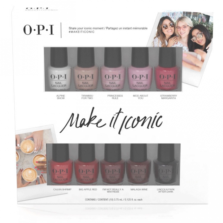 OPI Make It Iconic 10-Pack Mini i gruppen OPI / Nagellack / vrigt hos Nails, Body & Beauty (DDI02)