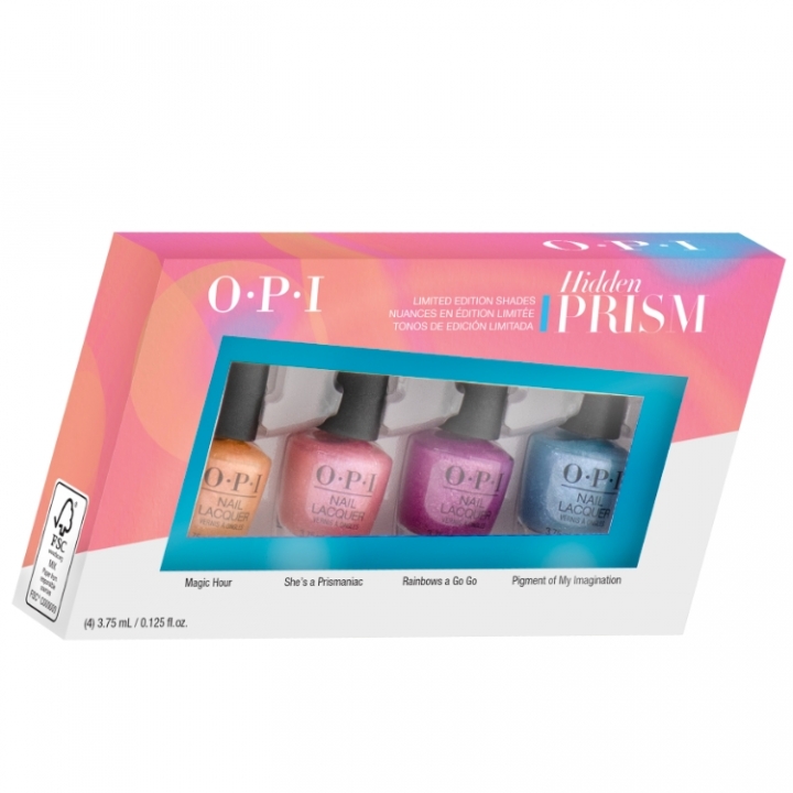 OPI Hidden Prism 4-pack Mini i gruppen OPI / Nagellack / Hidden Prism hos Nails, Body & Beauty (DDSR1)