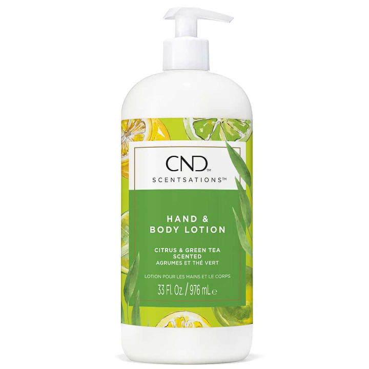 CND Scentsations Hand & Body Lotion Citrus & Green Tea 976 ml i gruppen CND / Scentsations hos Nails, Body & Beauty (F21827A)