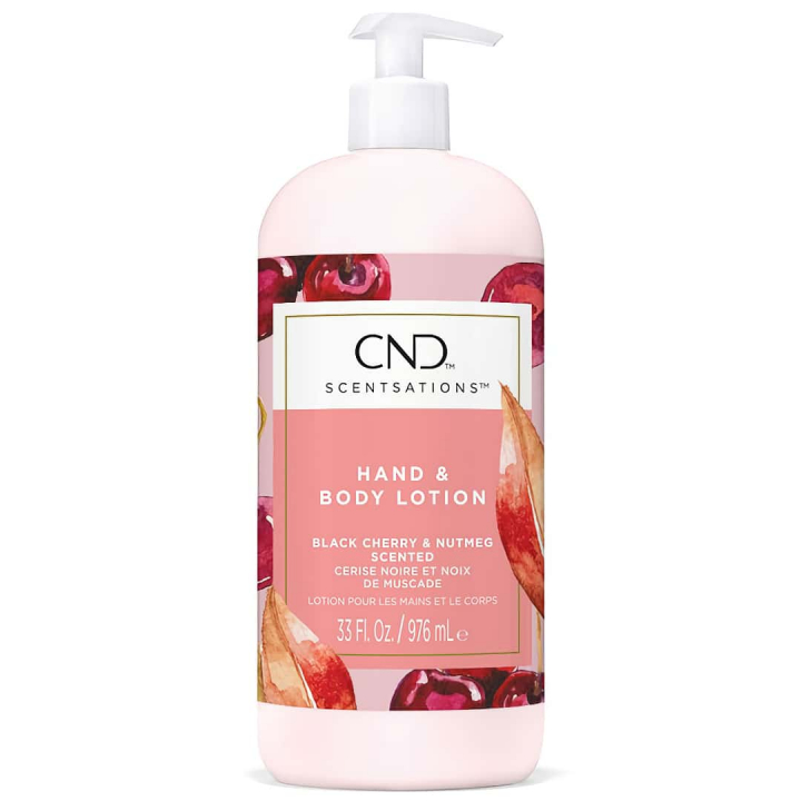 CND Scentsations Hand & Body Lotion Black Cherry & Nutmeg 976 ml i gruppen CND / Scentsations hos Nails, Body & Beauty (F21827B)