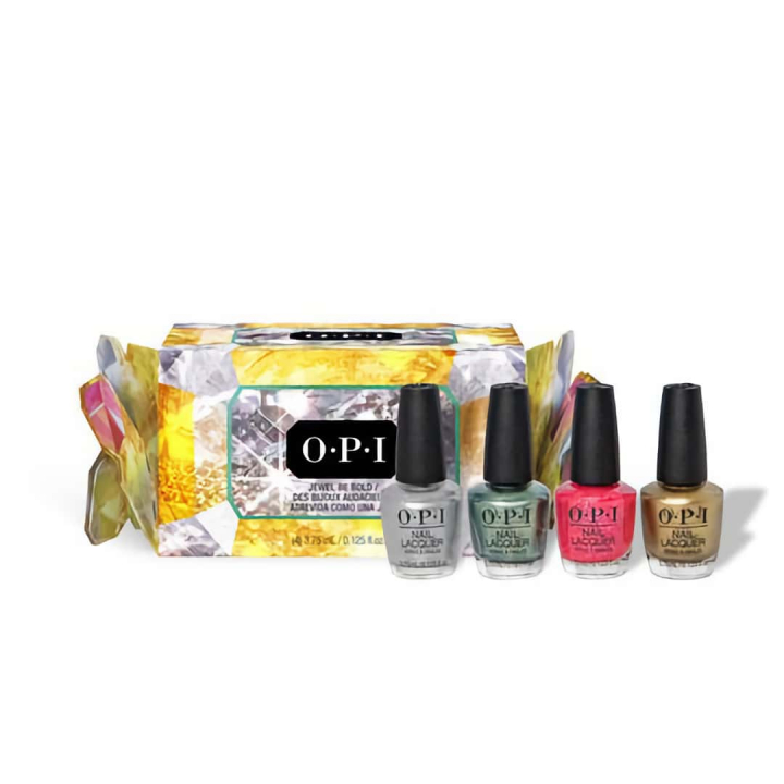 OPI Holiday Jewel Be Bold 4-pack Mini i gruppen OPI / Nagellack / Jewel be Bold hos Nails, Body & Beauty (HRP31)