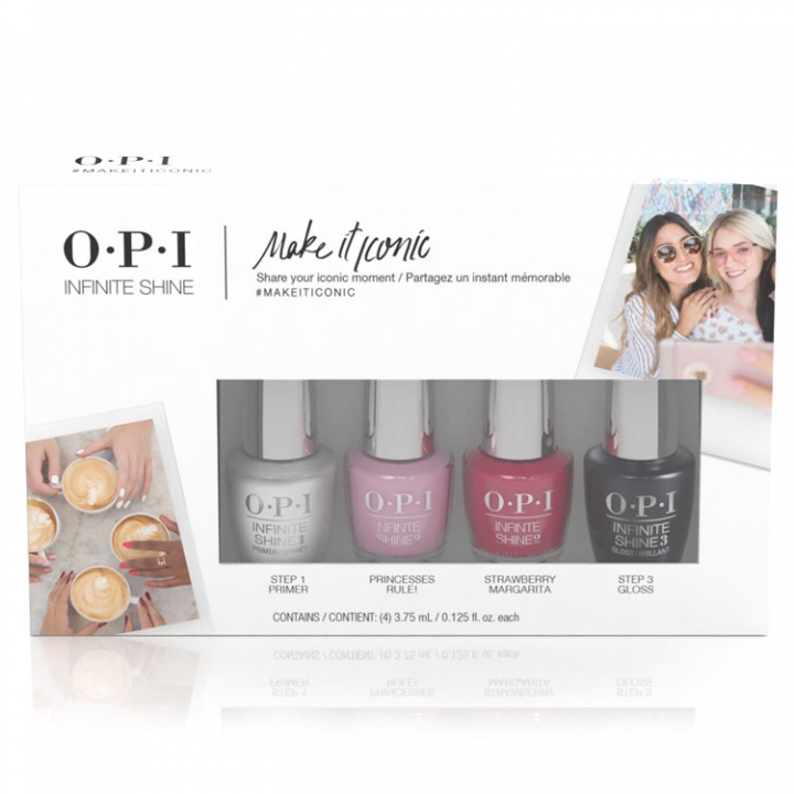 OPI Infinite Shine Make It Iconic 4-Pack Mini i gruppen OPI / Infinite Shine Nagellack / The Icons hos Nails, Body & Beauty (ISD41)