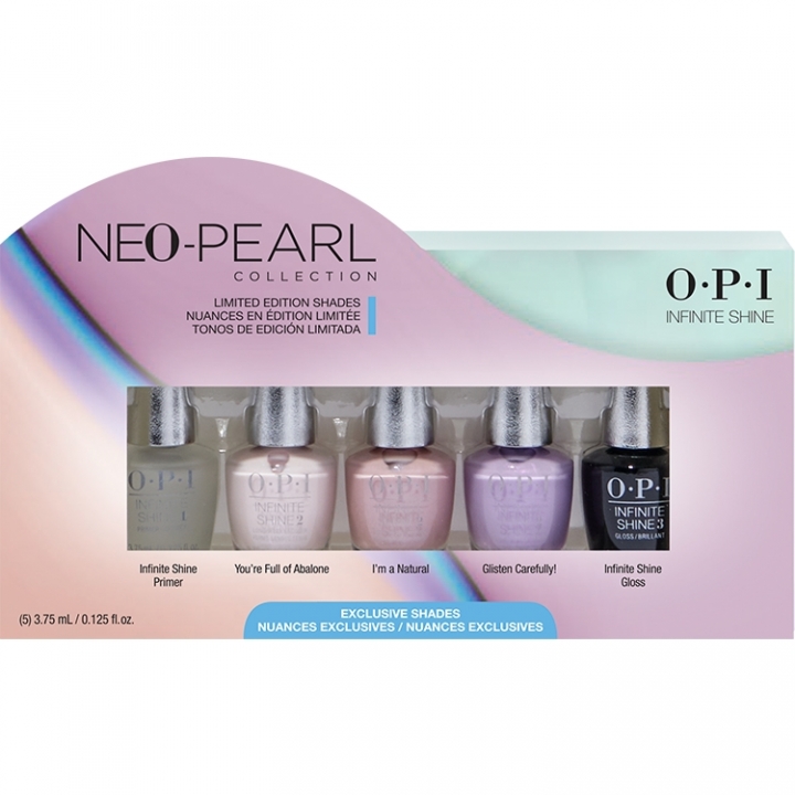 OPI Neo-Pearl Infinite Shine 5-pack Mini i gruppen OPI / Infinite Shine Nagellack / Neo-Pearl hos Nails, Body & Beauty (ISDE2)