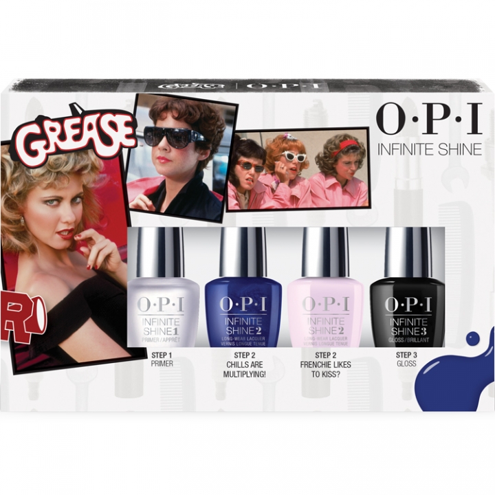 OPI Grease Infinite Shine 4-pack Minis i gruppen OPI / Infinite Shine Nagellack / Grease hos Nails, Body & Beauty (ISDG3)