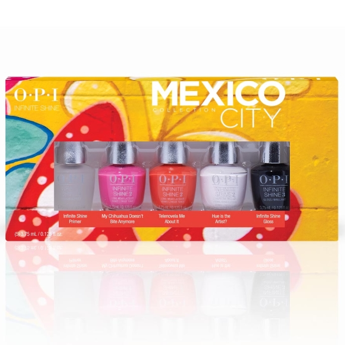 OPI Mexico City Infinite Shine 5-pack Mini i gruppen OPI / Infinite Shine Nagellack / Mexico City hos Nails, Body & Beauty (ISDM1)