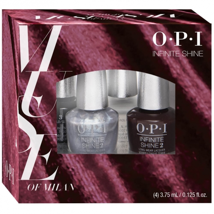 OPI Muse of Milan Infinite Shine 4-pack Minis i gruppen OPI / Infinite Shine Nagellack / Muse of Milan hos Nails, Body & Beauty (ISDM17)