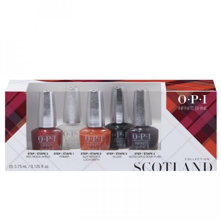 OPI Scotland Infinite Shine 5-pack Mini i gruppen OPI / Infinite Shine Nagellack / Scotland hos Nails, Body & Beauty (ISDU1)