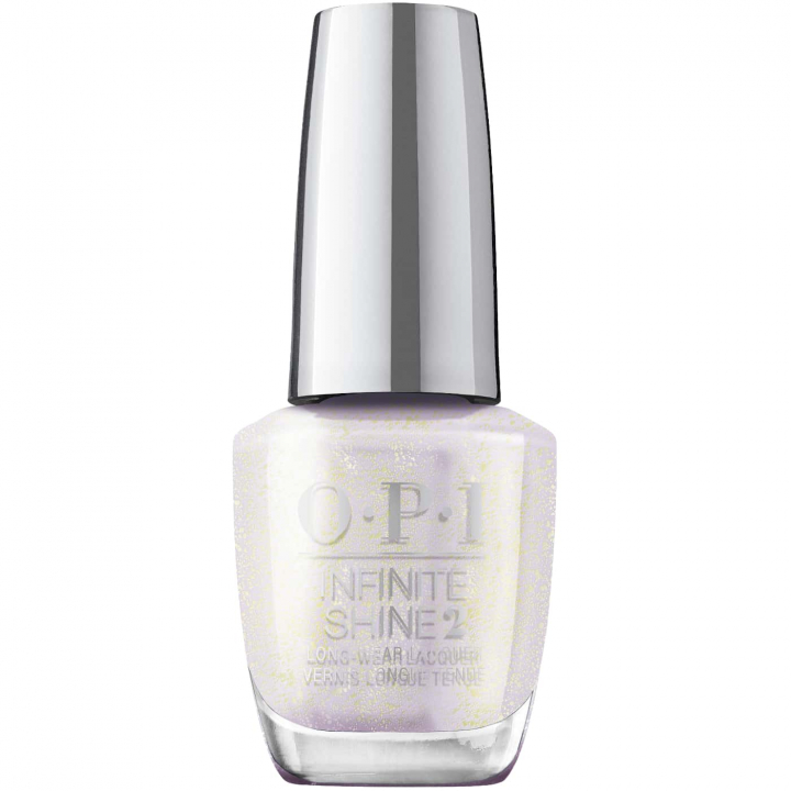 OPI Infinite Shine Glitter Mogul | Klar Lack med Ljust Guldskimmer