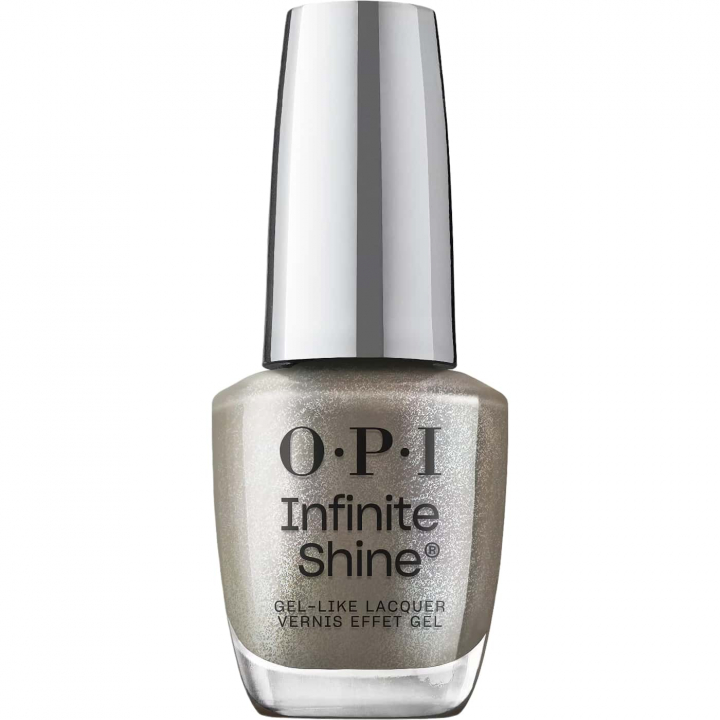 OPI Infinite Shine Belly Button Bling nagellack | Grå shimmer med elegant lyster och modern karaktär