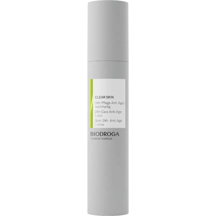 Biodroga Clear Skin 24h Care Anti-Age | Rich - terfuktar och Minskar Linjer