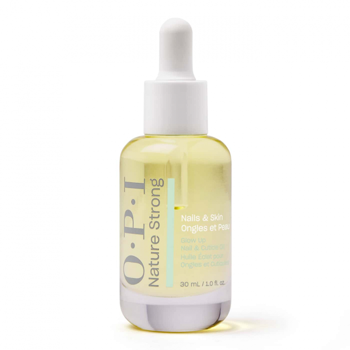 OPI Nature Strong Glow up Nail & Cuticle Oil 30 ml nagelolja med pipett för nagelband och nagelvård