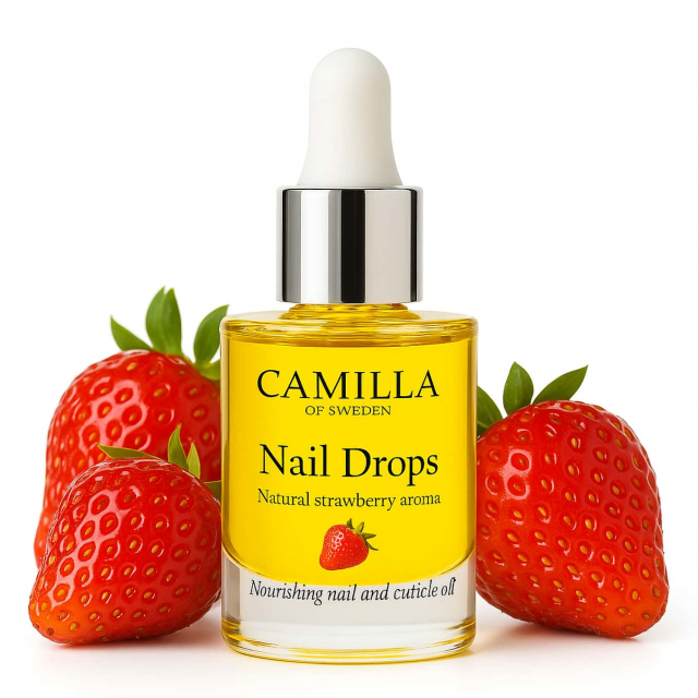 Camilla of Sweden Nail Drops Nagelolja Strawberry