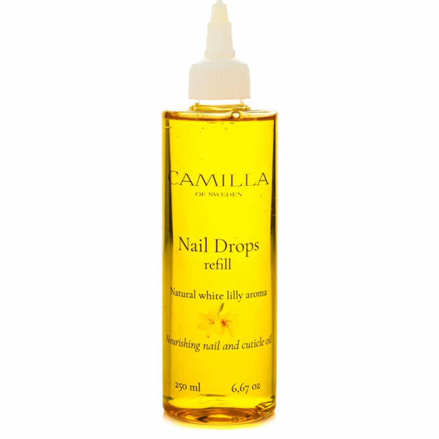 Camilla of Sweden Nail Drops Nagelolja 250ml -Refill- White Lily