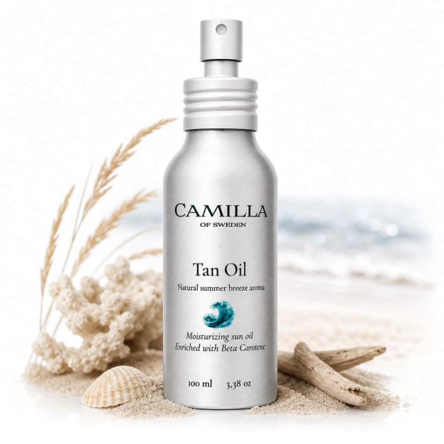 Camilla of Sweden Tan Oil Summer Breeze