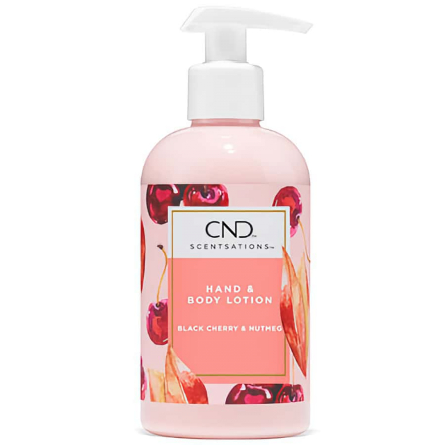 CND Scentsations Hand & Body Lotion Black Cherry & Nutmeg