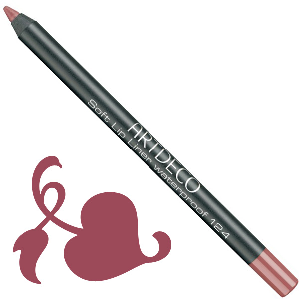 Artdeco Soft Lip Liner Vattenfast Nr:124 Precise Rosewood