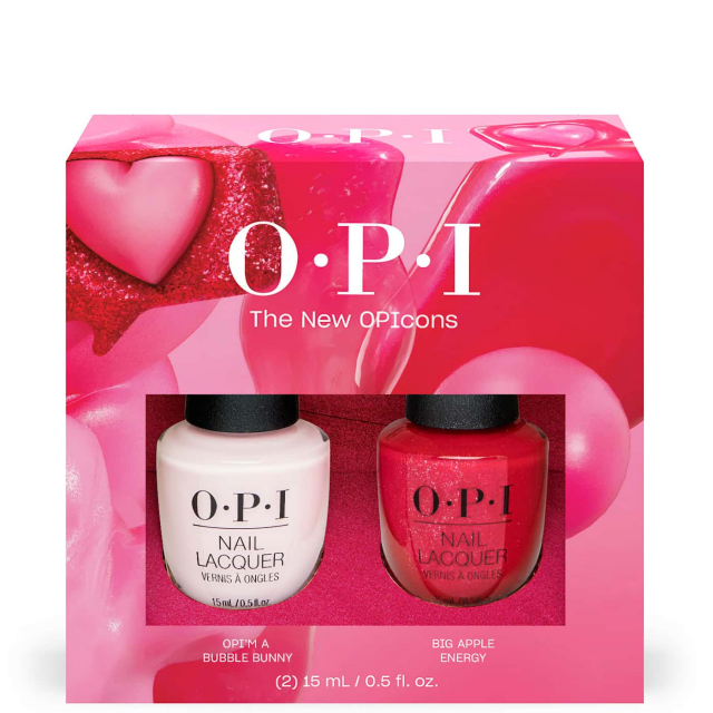 OPI Duo Nagellack Bubble Bunny & Big Apple Energy 2 x 15 ml