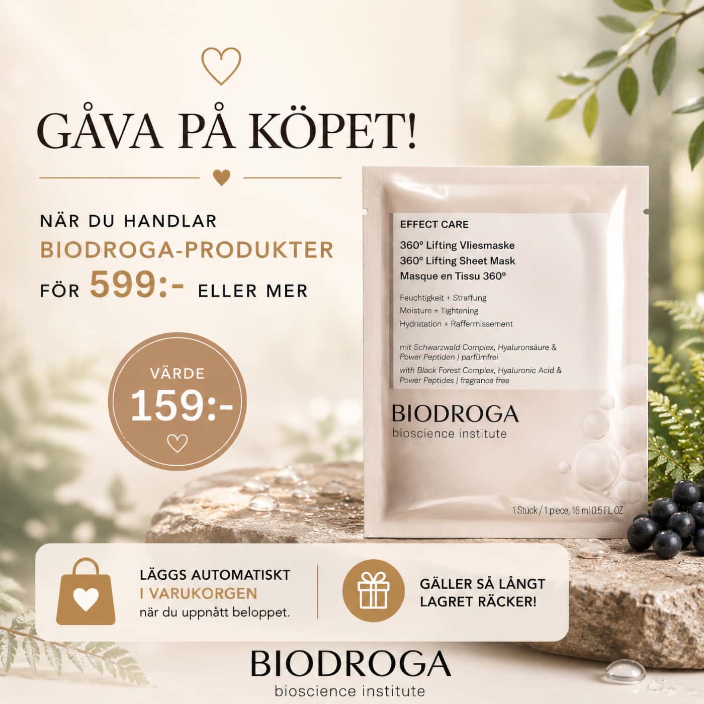 Biodroga Effect Care 360° Lifting Sheet Mask