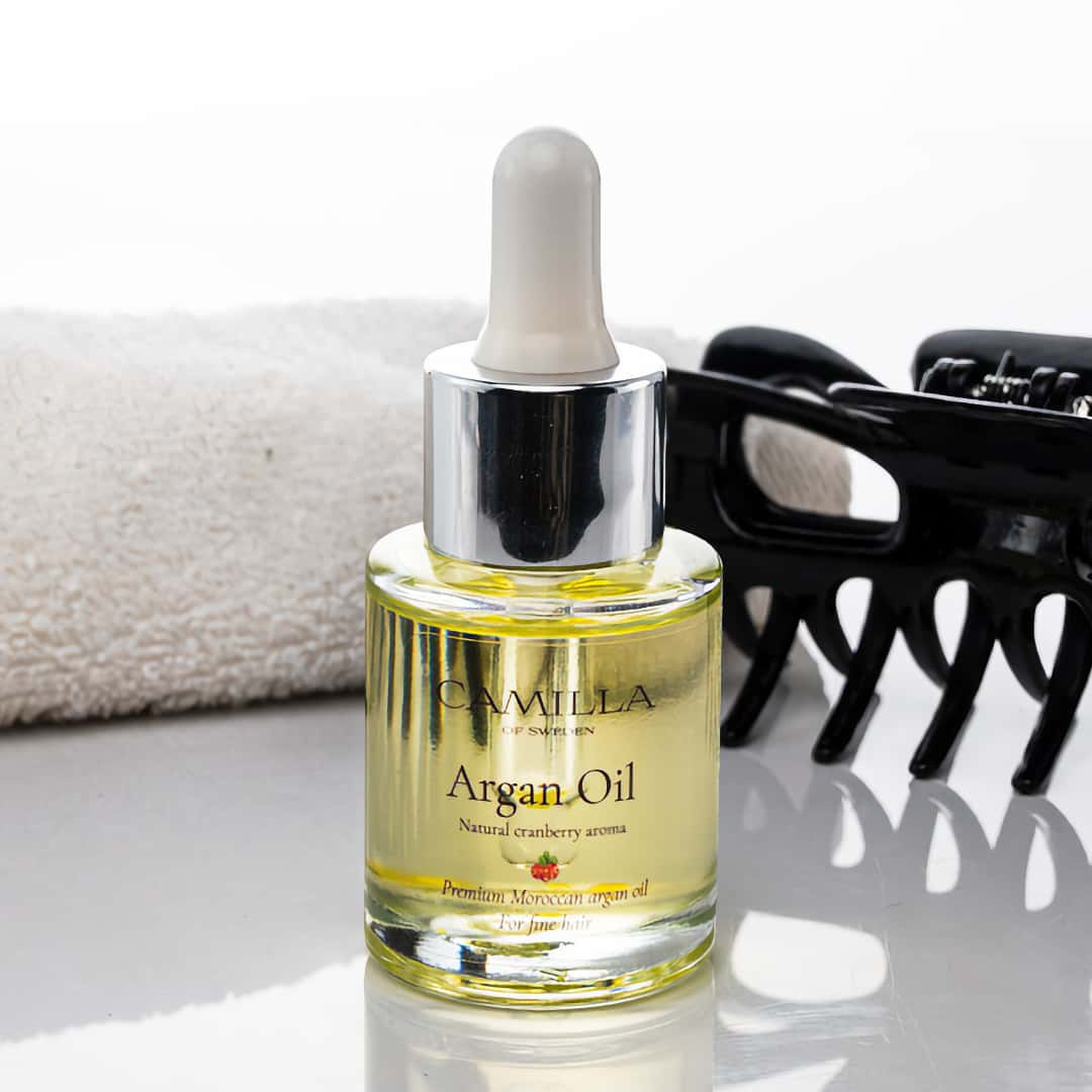 Camilla of Sweden-Argan Oil-Tunt hår-Tranbär