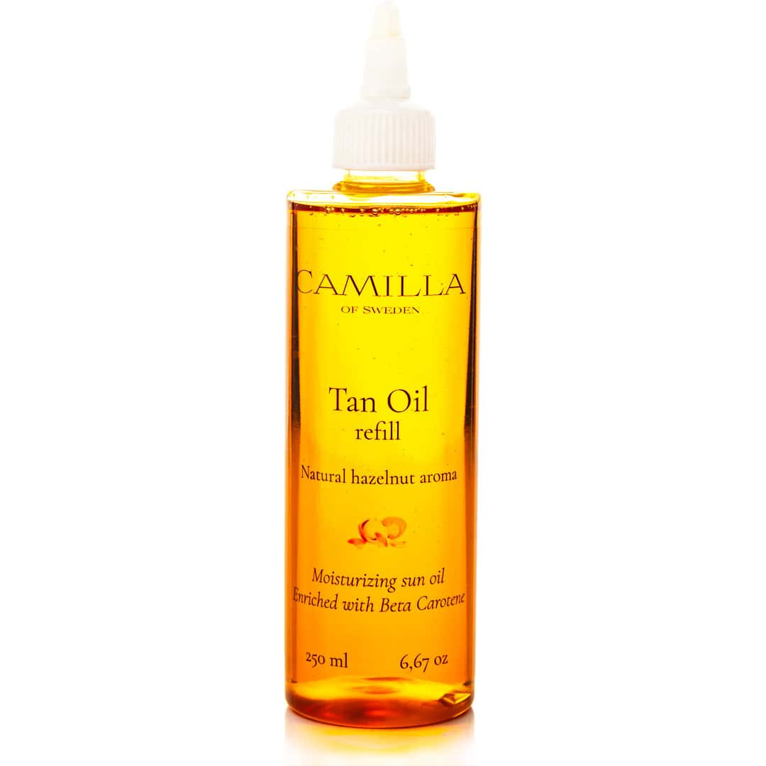 Camilla of Sweden-Tan Oil-Hazelnut