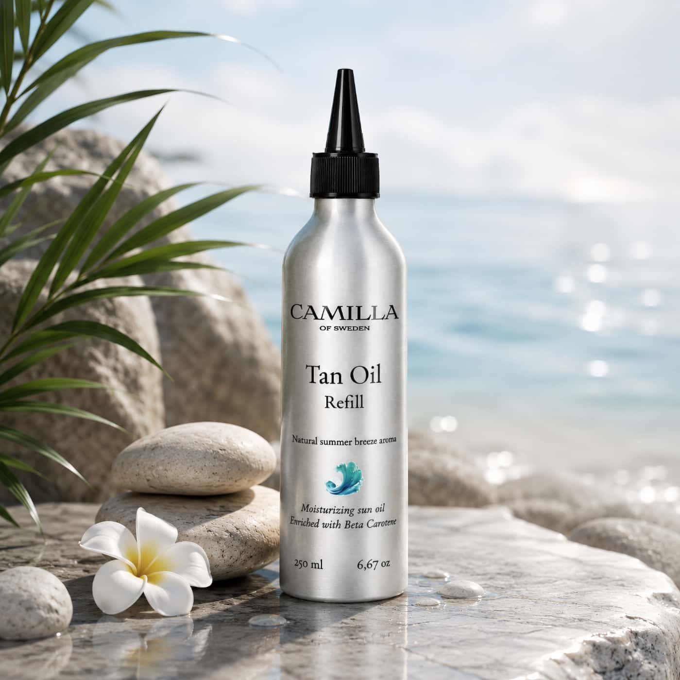 Camilla of Sweden Tan Oil Refill Summer Breeze 250 ml karotinberikad sololja