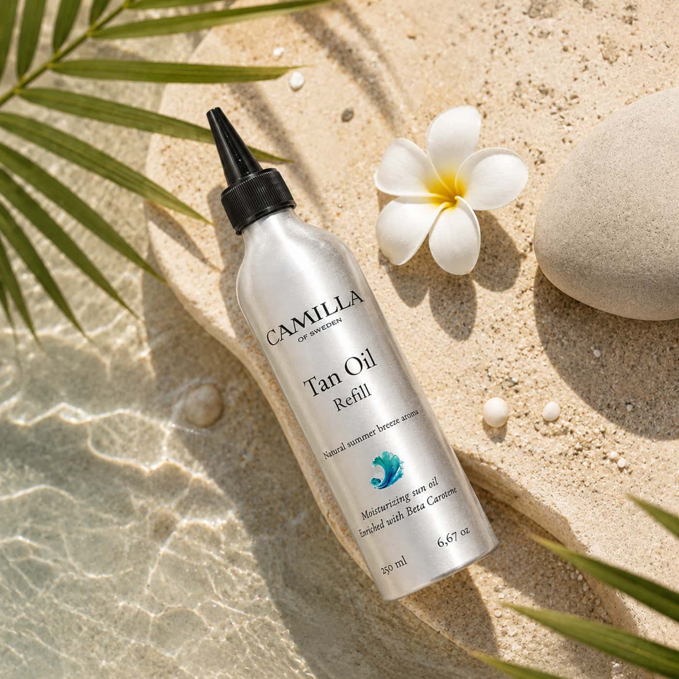 Camilla of Sweden Tan Oil Refill Summer Breeze 250 ml karotinberikad sololja