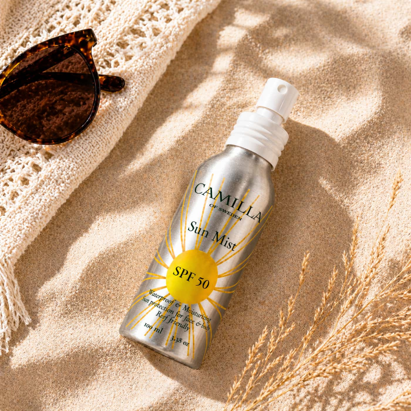 Camilla of Sweden Sun Mist SPF 50 hög solskydd spray ansikte och kropp