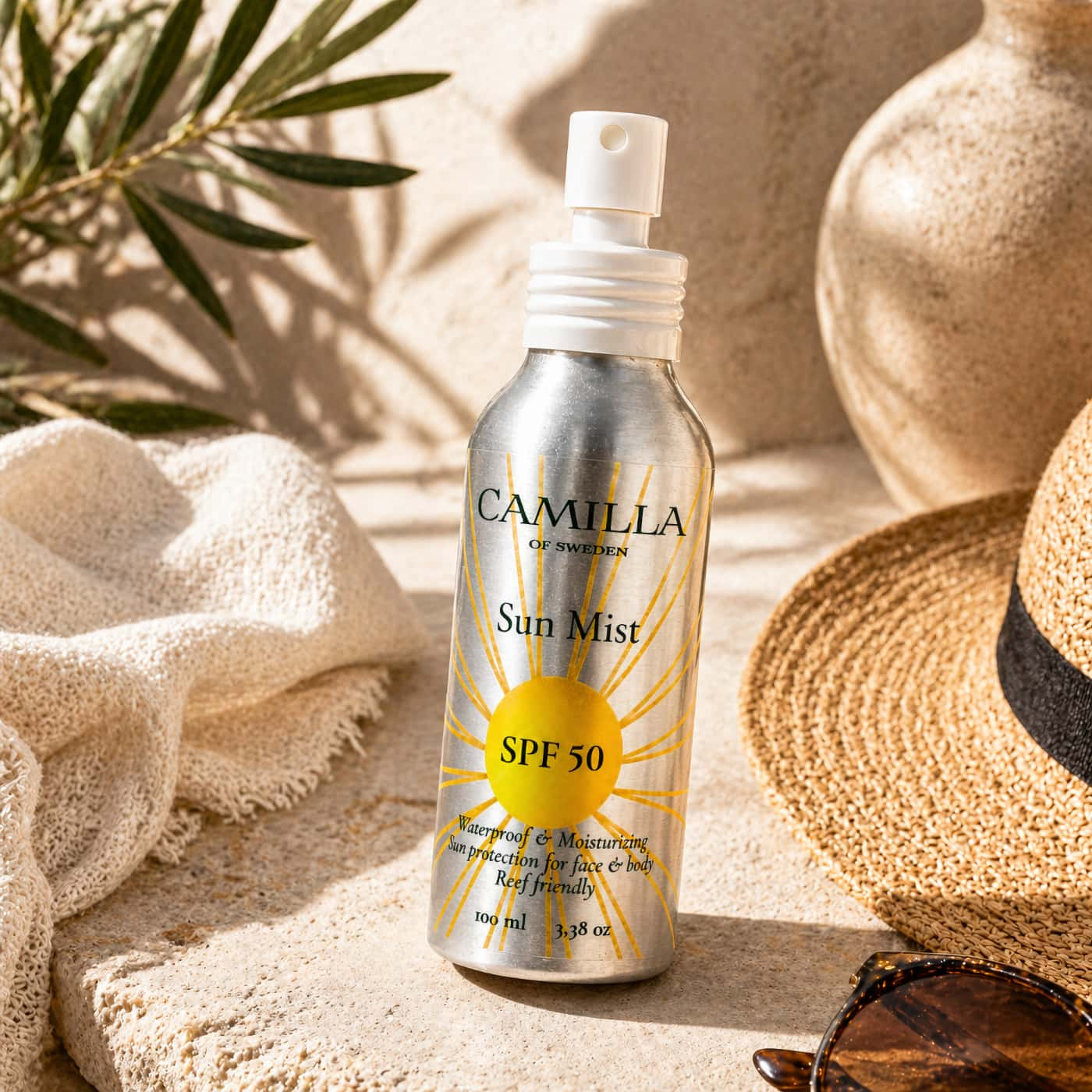 Camilla of Sweden Sun Mist SPF 50 hög solskydd spray ansikte och kropp