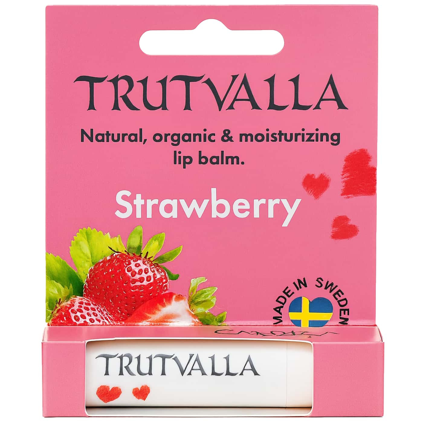 Camilla of Sweden Trutvalla Cerat Strawberry - Naturligt återfuktande läppbalsam med jordgubb - För torra läppar