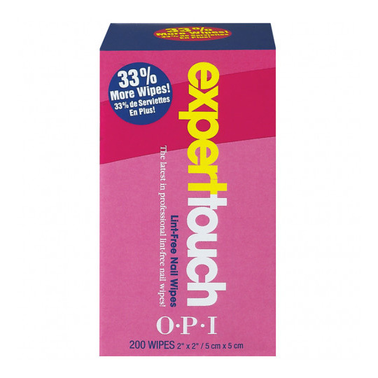 OPI Experttouch Lint-Free Nail Wipes 200 st