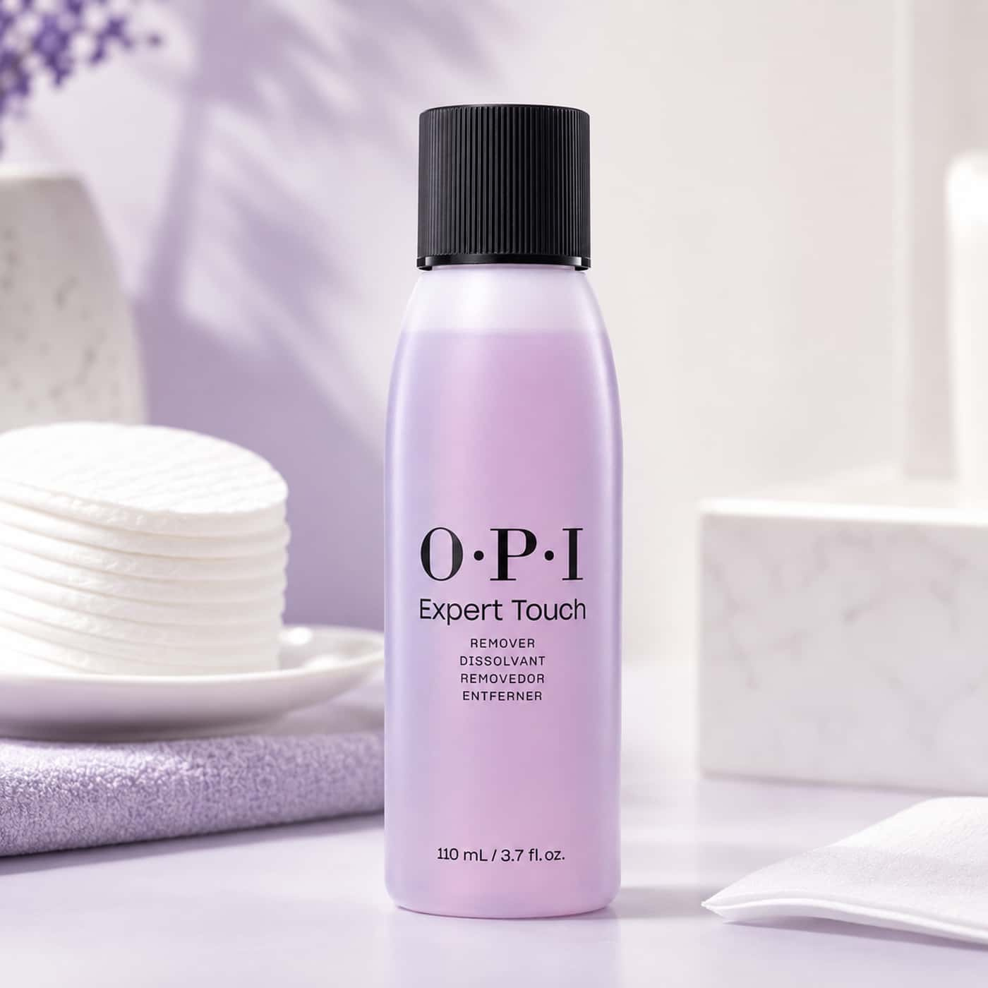 OPI Expert Touch Remover 110 ml nagellacksremover för mörka lack och smidig manikyrborttagning