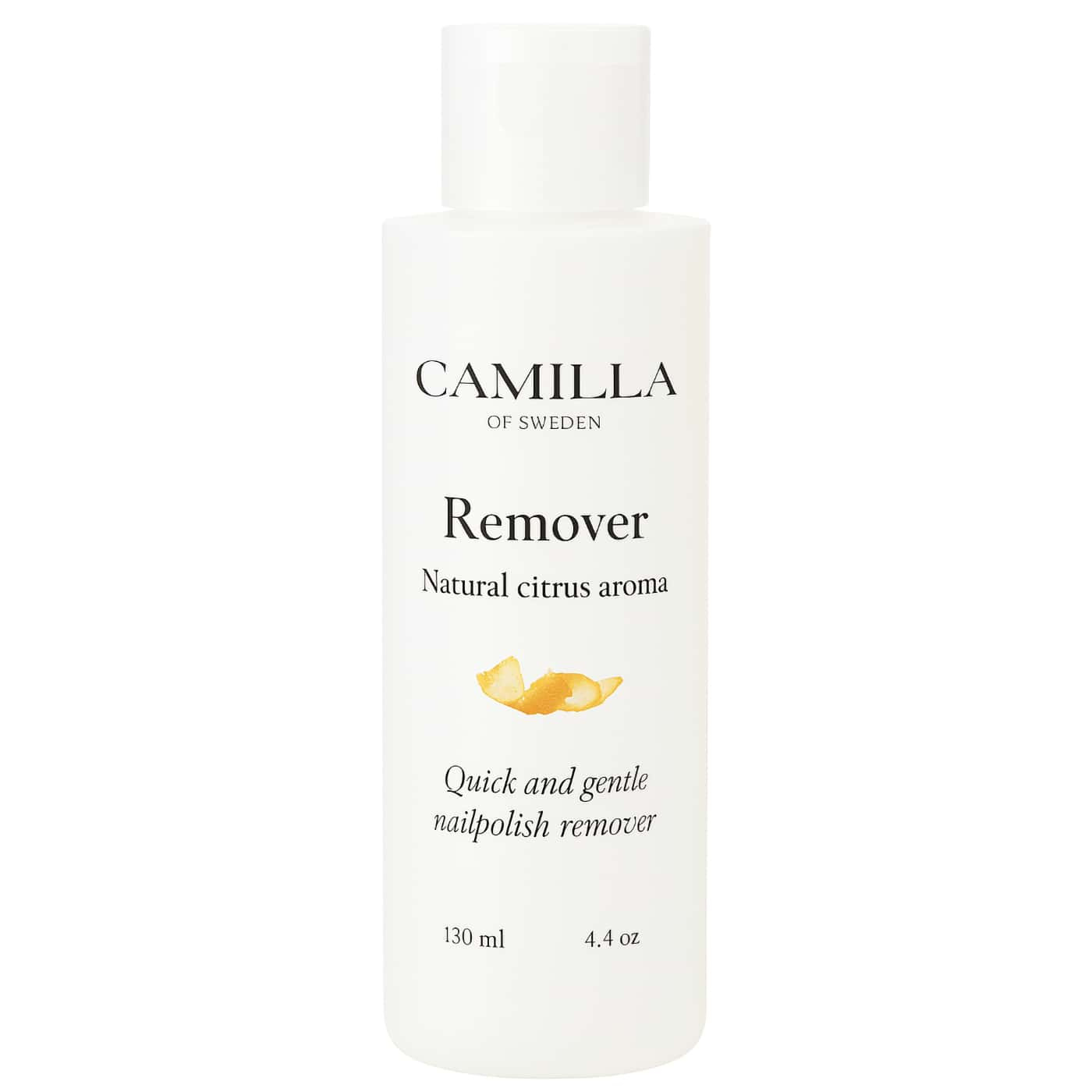 Camilla of Sweden Nail Polish Remover med citrongräs, acetonbaserad remover för naturliga och konstgjorda naglar