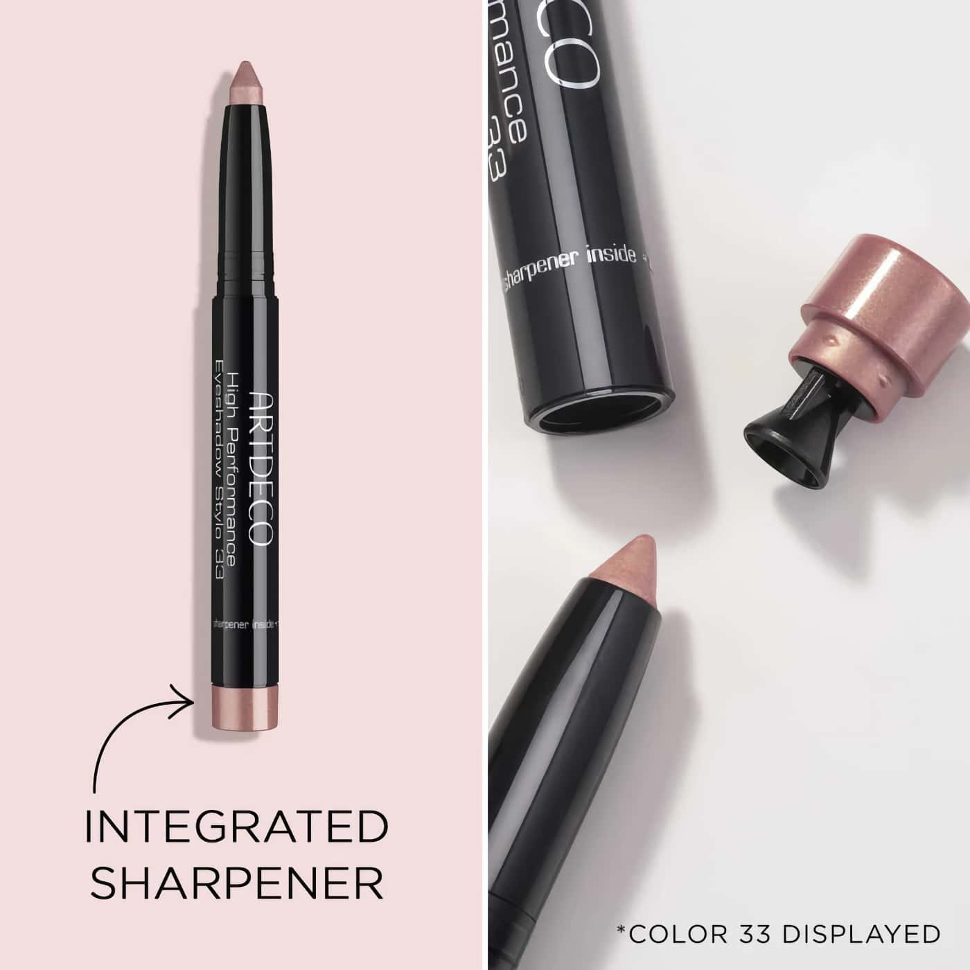 High Performance Eyeshadow Stylo 19 - Mörkbrun ögonskugga - Krämig & vattenfast formula - Lång hållbarhet