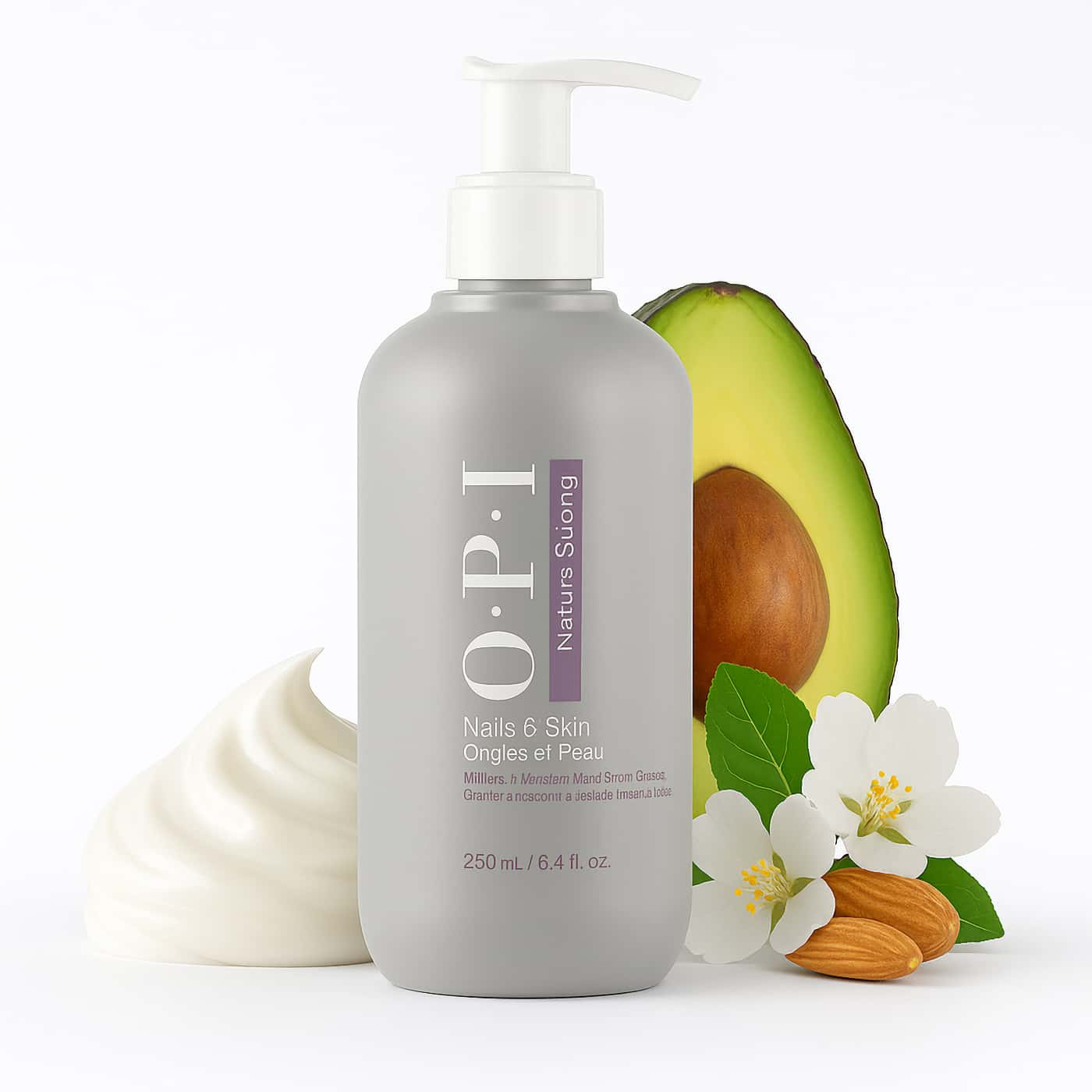 OPI Nature Strong Moisture Mission Hand & Foot Cream som återfuktar och mjukgör torr hud med sheasmör och växtoljor