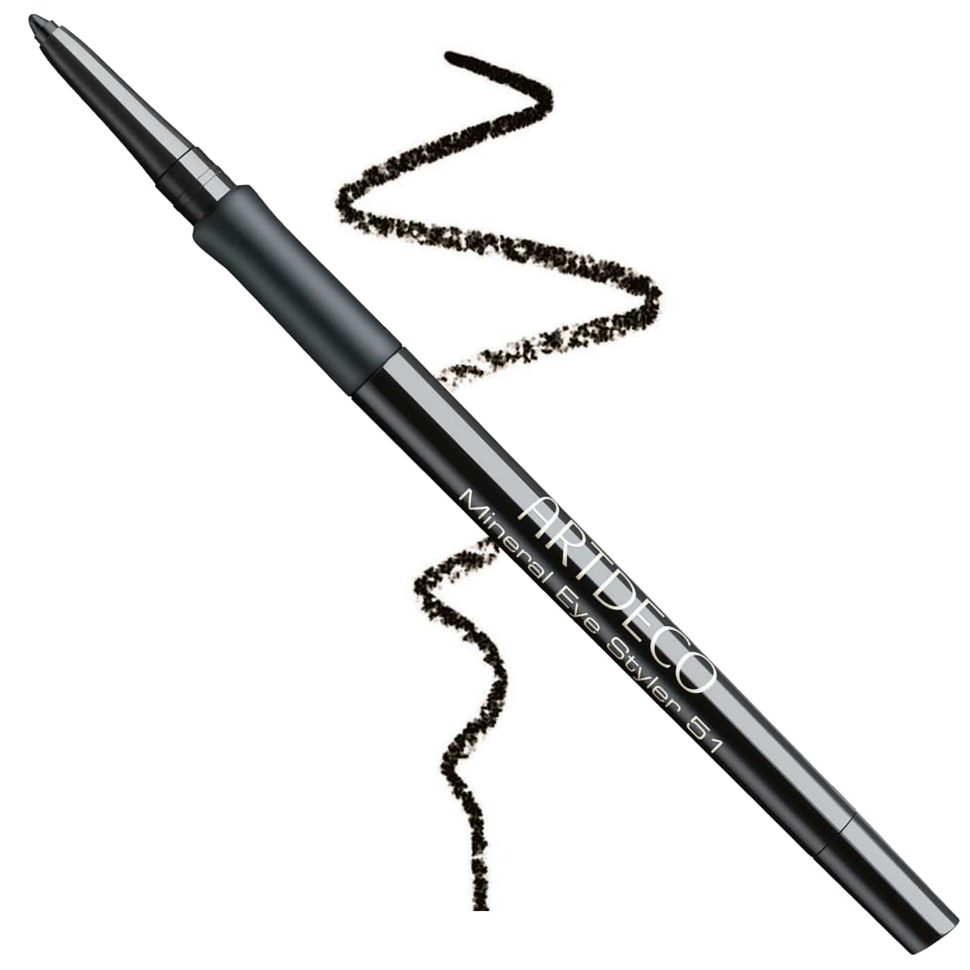 Artdeco Mineral Eye Styler Nr.51 Black – Svart eyeliner med smudge-proof formula och integrerad pennvässare